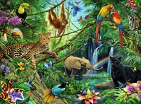 Ravensburger puzzel dieren jungle XXL legpuzzel 200 stukjes karton-2