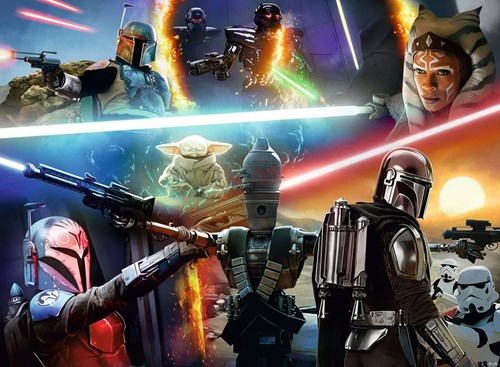 Ravensburger puzzel Star Wars The Mandalorian - Legpuzzel 300 stukjes XXL-2