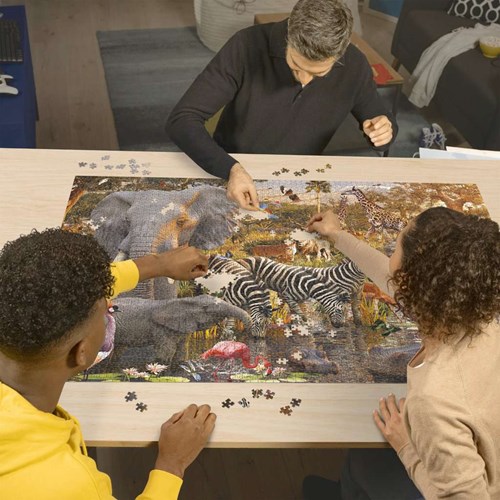 Ravensburger puzzel Afrikaanse dierenwereld - Legpuzzel - 3000 stukjes dieren-3