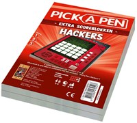 999 Games scoreblokken Pick a Pen Hackers - extra scoreblokken pakket