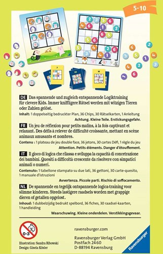 Ravensburger Sudoku breinbreker denkspel voor kinderen - educatief speelgoed-2