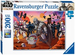 Ravensburger puzzel Star Wars The Mandalorian krachtmeting 200 XXL stukjes