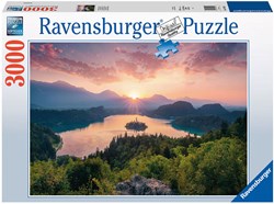 Ravensburger legpuzzel Meer van Bled Slovenië - 3000 stukjes puzzel