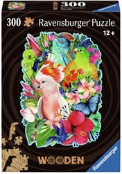Ravensburger houten puzzel Beautiful Birds - Legpuzzel - 300 stukjes