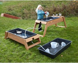 Cosy Chic waterval speelgoed waterstandaard met trays voor kinderen