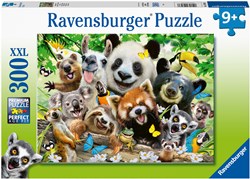 Ravensburger puzzel Wildlife selfie - dieren legpuzzel - 300 stukjes XXL