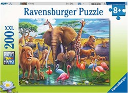 Ravensburger puzzel Safari dieren XXL 200 stukjes legpuzzel kinderen