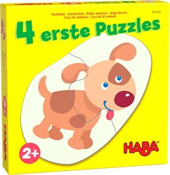 Haba puzzelset jonge dieren - 4 eerste legpuzzels karton