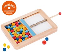 Goki Mikado spel met schijven - houten behendigheidsspel voor kinderen