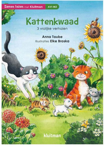 Kluitman katten leesboek AVI M3 voor kinderen 6+ leren lezen