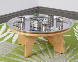 Cosy Sensorische Spiegel Speeltafel en Dienblad Set voor Kinderen