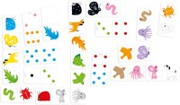 Banana Panda Laten we kleurendomino spelen 2+-2