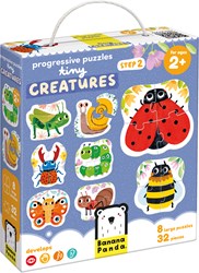 Banana Panda stap voor stap kleine diertjes puzzel 2+