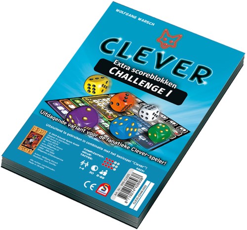 999 Games Clever Challenge scoreblokken dobbelspel uitbreiding 8+