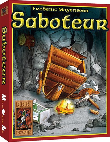 999 Games kaartspel Saboteur - familiespel vanaf 8 jaar - groepsspel