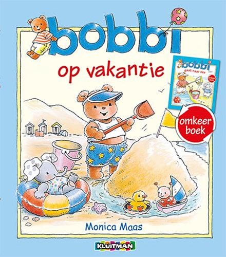 Kluitman Bobbi kinderboek vakantie en zee - omkeerboek hardcover