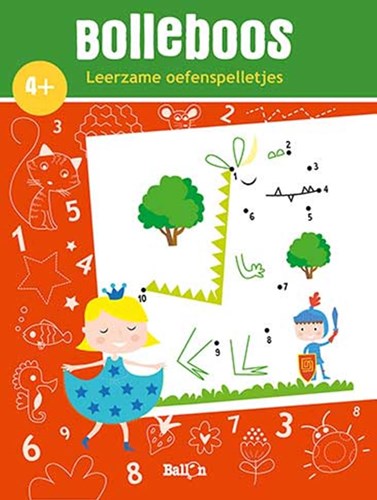 Ballon educatief oefenboek leerzame spelletjes voor kinderen 3+