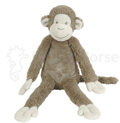 Happy Horse knuffel aap Mickey 32 cm - pluche speelgoed bruin