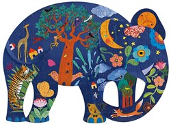 Djeco puzzel Elephant - FSC MIX - 150 stukjes - kinderpuzzel