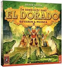 999 Games bordspel uitbreiding Gevaren & Muisca El Dorado avontuur
