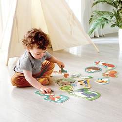 Hape puzzel bosdieren - houten speelgoed puzzel voor kinderen