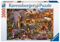 Ravensburger puzzel Afrikaanse dierenwereld - Legpuzzel - 3000 stukjes dieren-2