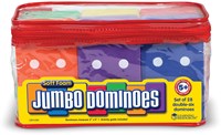Learning Resources educatief speelgoed Jumbo zachte foam domino stenen-2