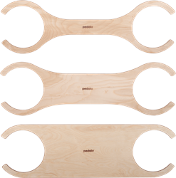 Pedalo houten balans speelgoed set voor kinderen - stapelstenen