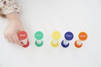 TickiT zandloper speelgoed set - kleurrijke timers voor kinderen