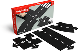 Waytoplay flexibele autobaan Ringweg 12-delig speelgoedset